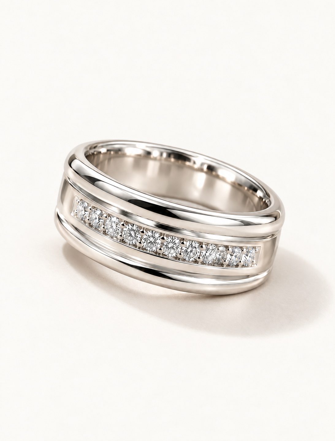 Classic CZ Band Ring