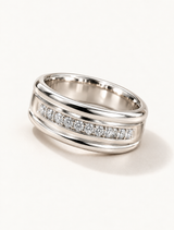 Classic CZ Band Ring