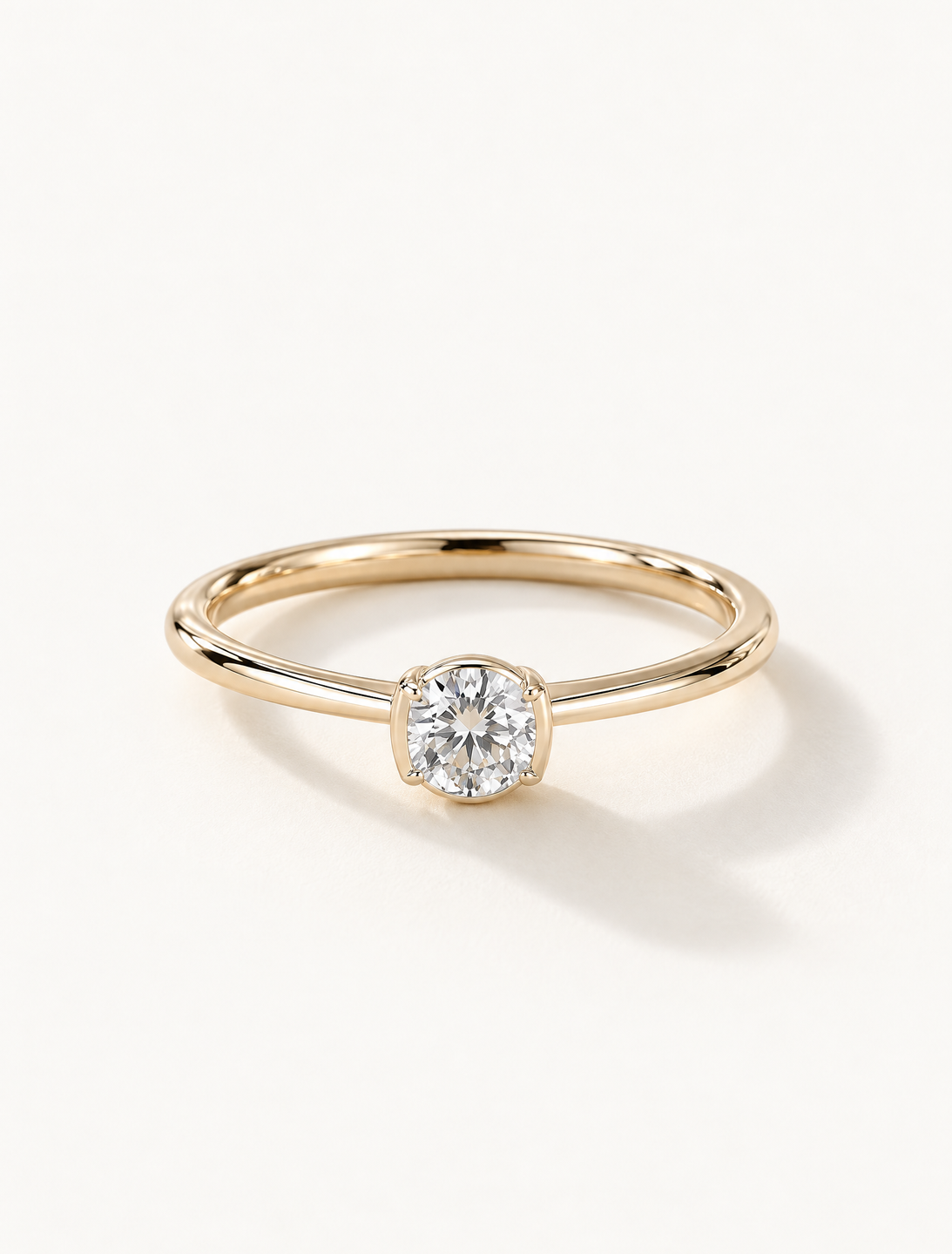 Classic Solitaire CZ Ring