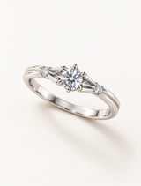 Classic Three Stone CZ Ring
