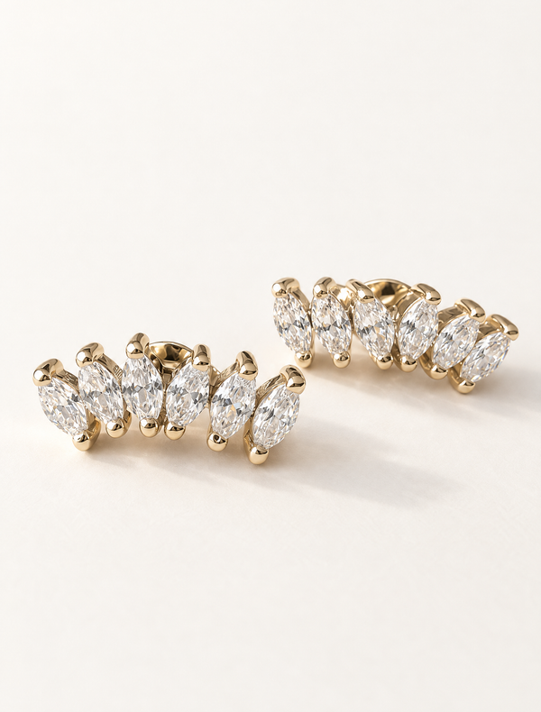 Climber Diamond Studs