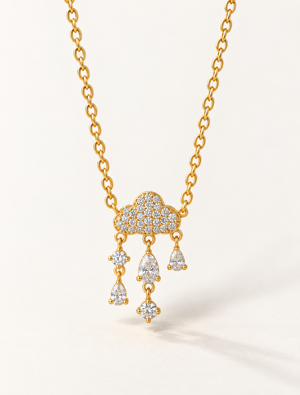 Cloud Drop Necklace