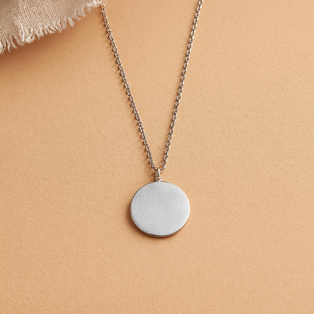 Coin Necklace-Pendants-Silver-Anushka Jain Jewellery
