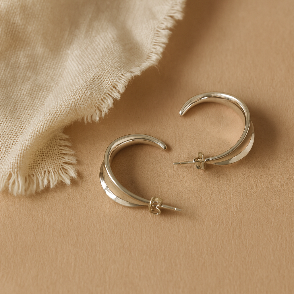 Concave Hoop-Hoops-Anushka Jain Jewellery