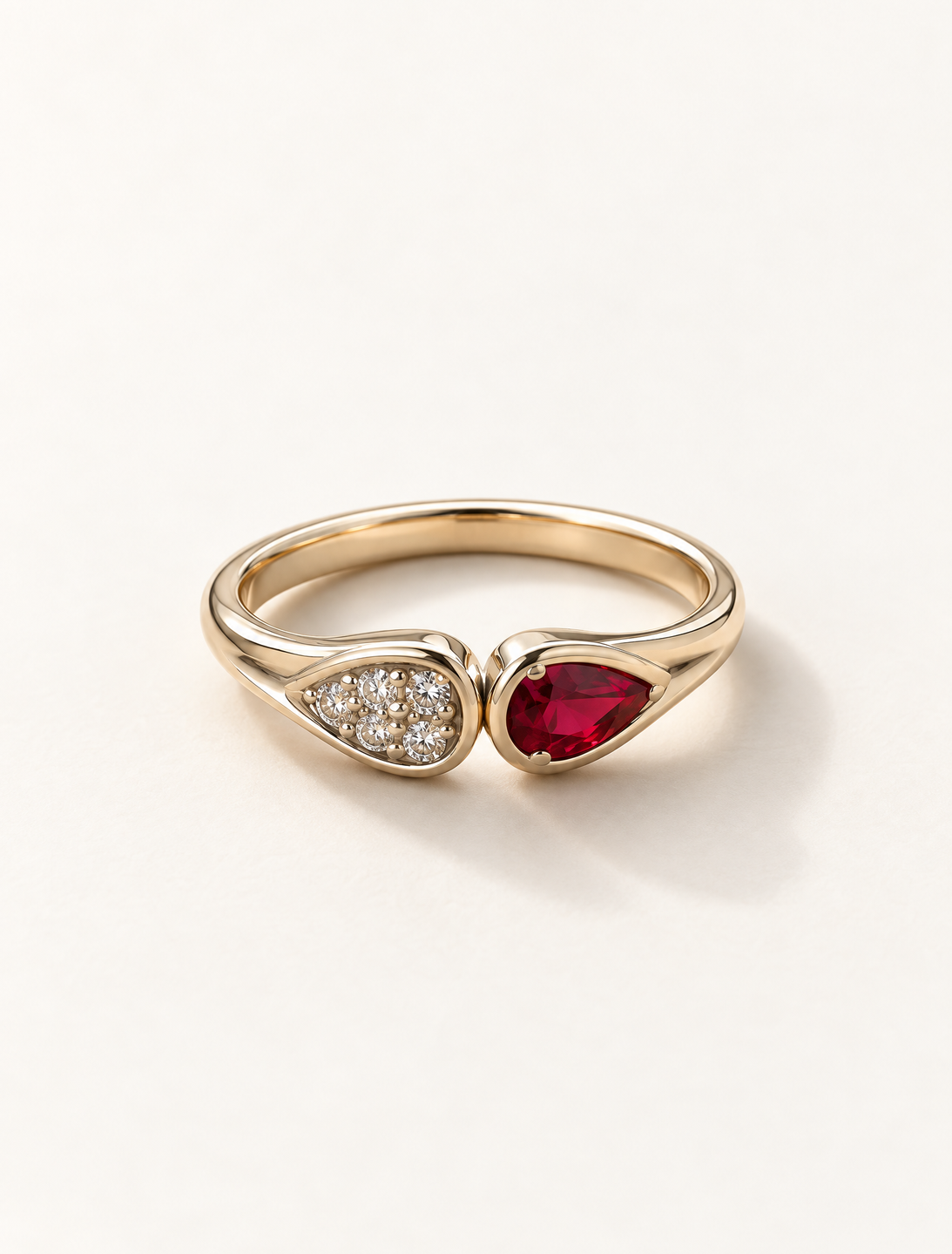 Crimson Harmony Ring