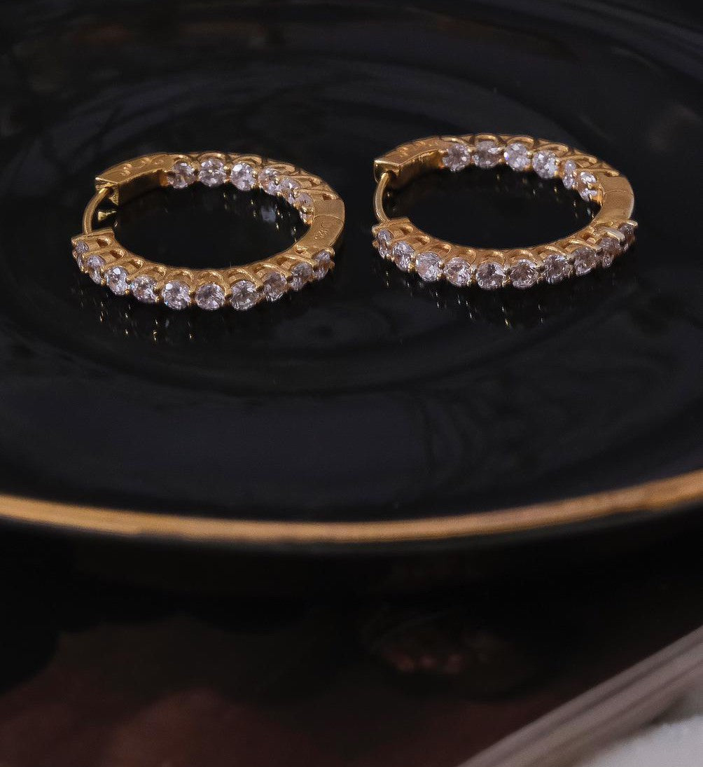 Inside Out Hoop Earring