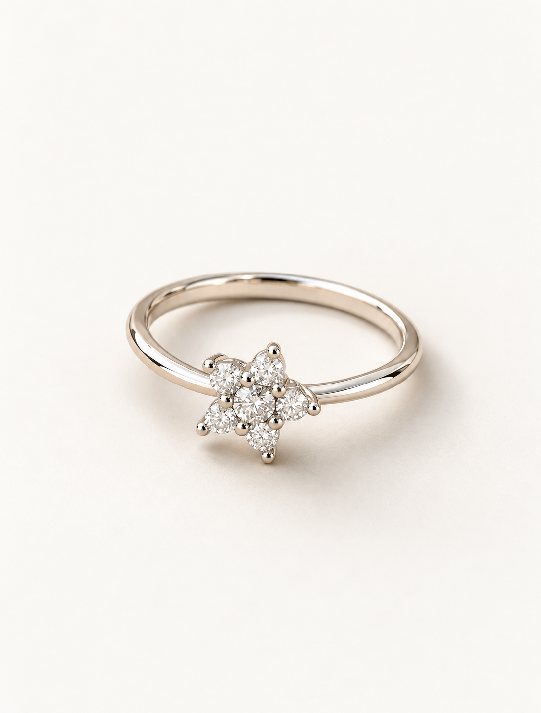 Dainty Star Cluster Ring