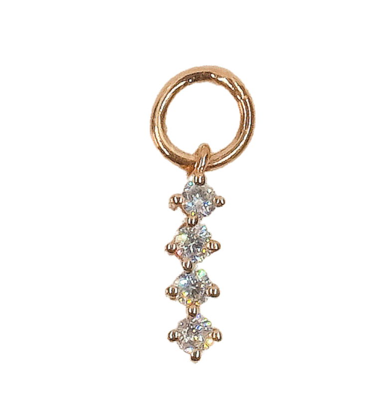 Diamond Drop Charm-Charms-Anushka Jain Jewellery