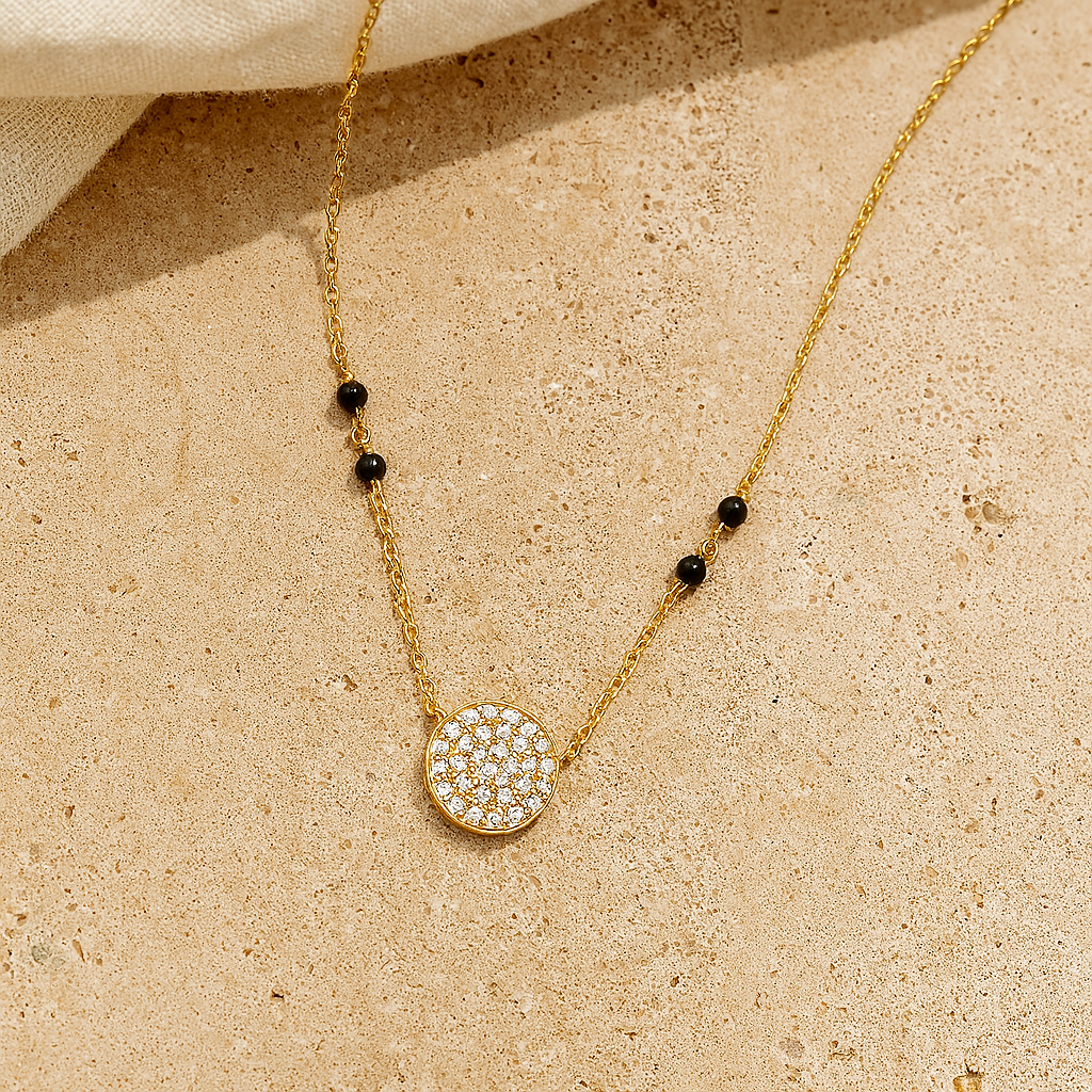 Diamond Pave Mangalsutra-Anushka Jain Jewellery