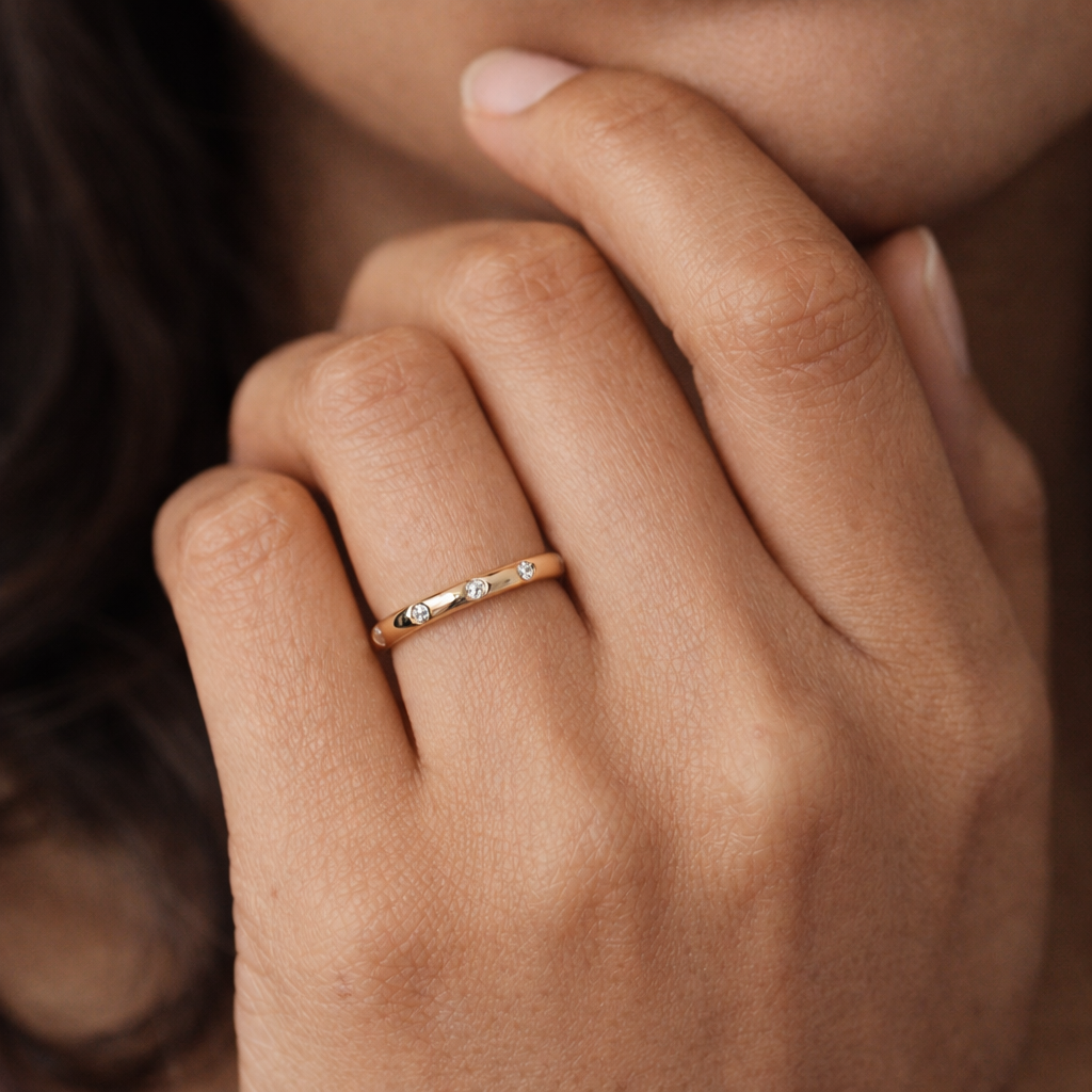 Diamond Pave Ring-Rings-Anushka Jain Jewellery