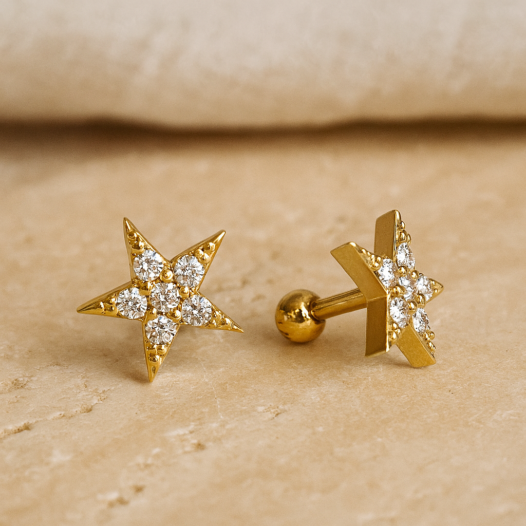 Diamond Star Set-Anushka Jain Jewellery