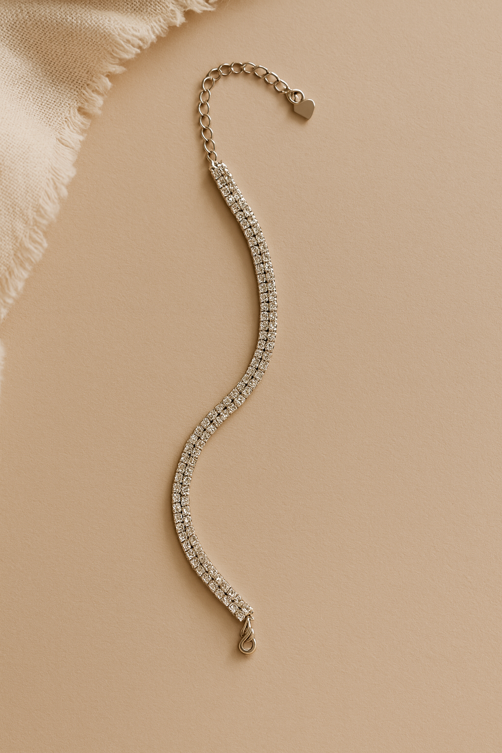 Double Layer Tennis Bracelet-Bracelets-Anushka Jain Jewellery