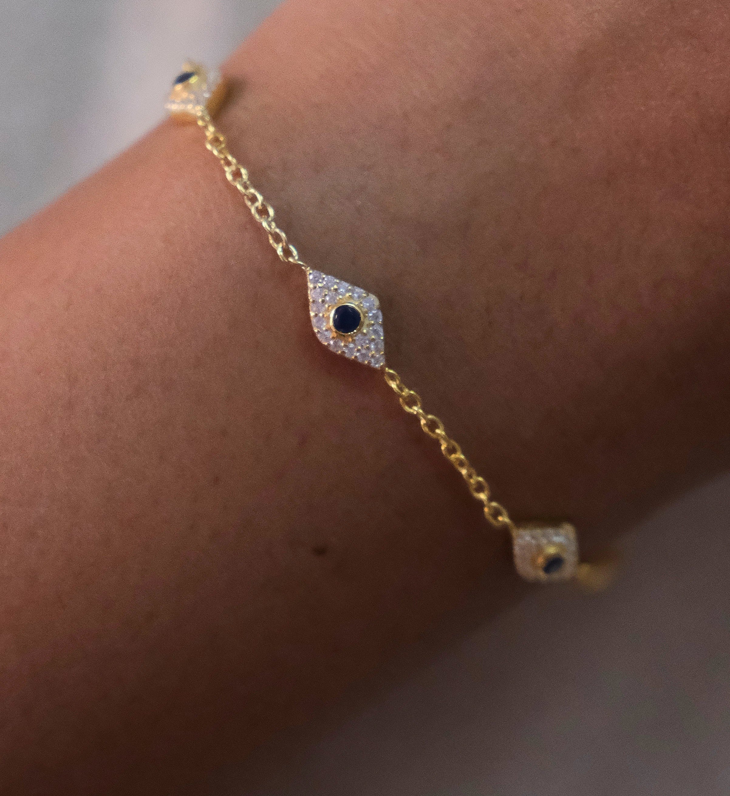 Evil Eye Diamond Bracelet