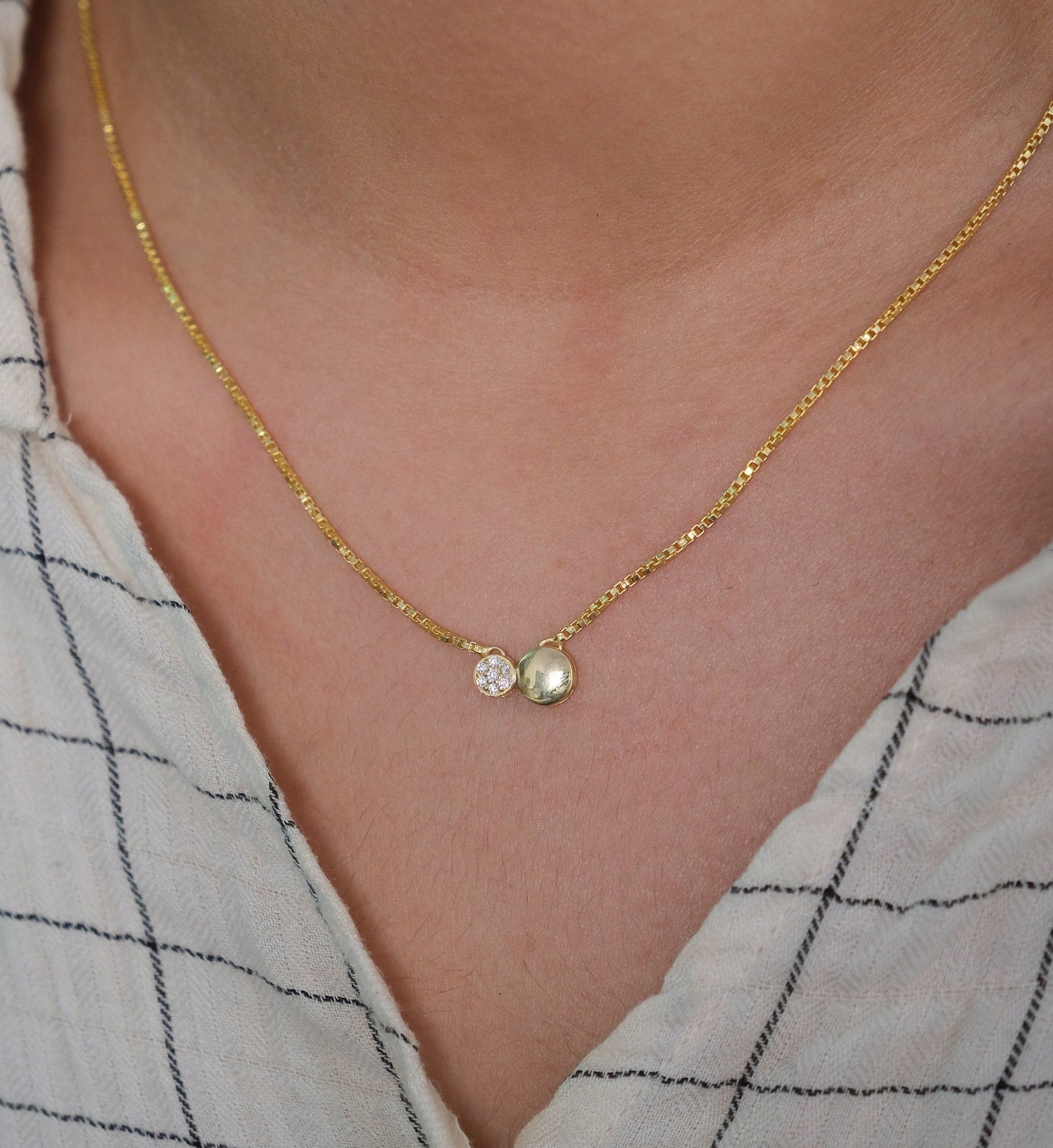 Full Sun Moon Necklace