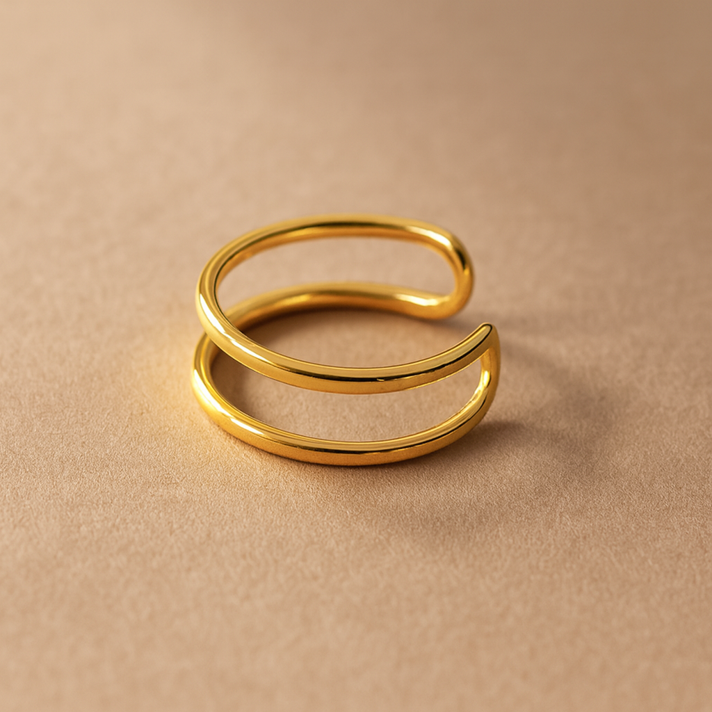 Dual Curve Ring-Rings-Anushka Jain Jewellery