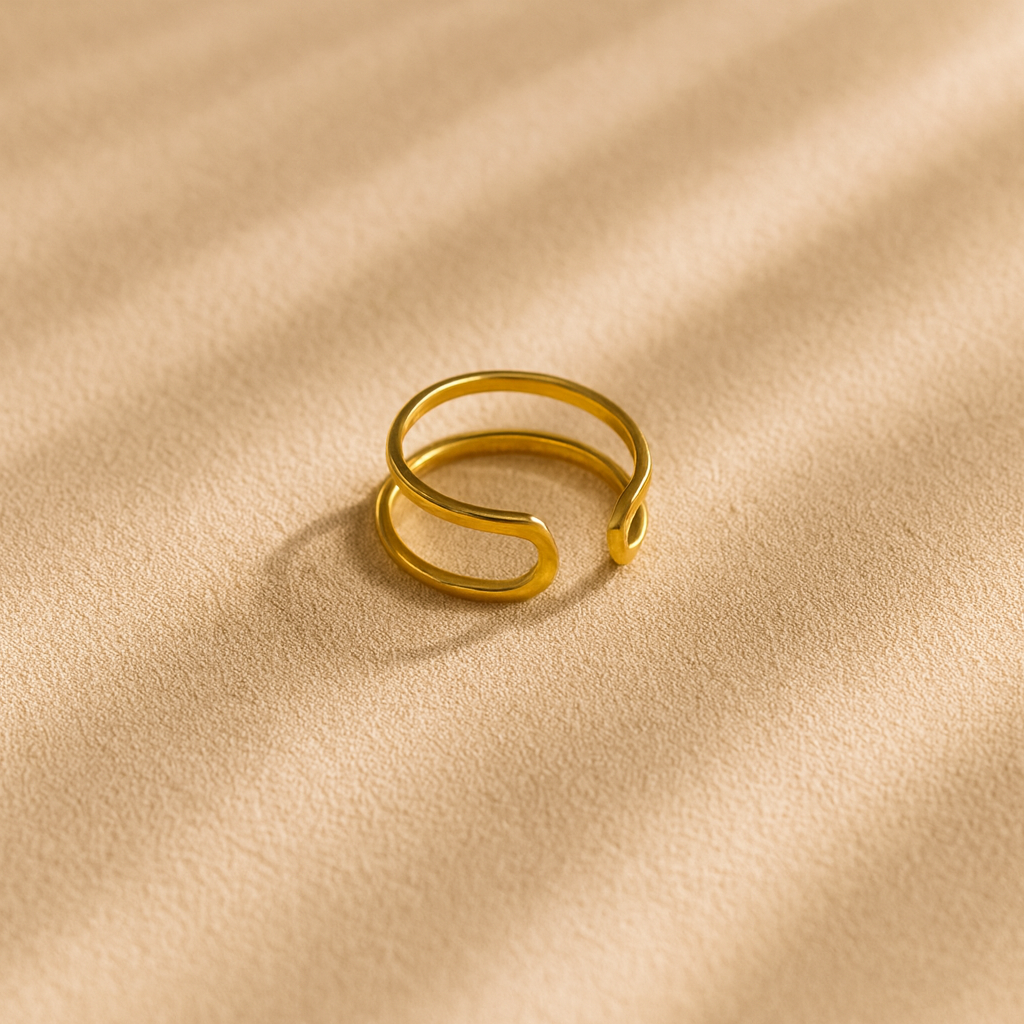 Dual Curve Ring-Rings-Anushka Jain Jewellery