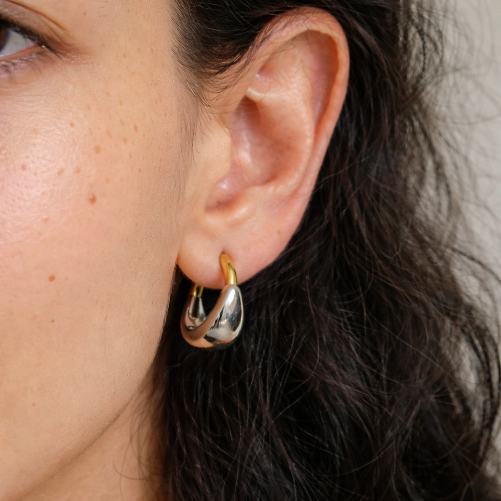 Dual Fian Hoops-Anushka Jain Jewellery