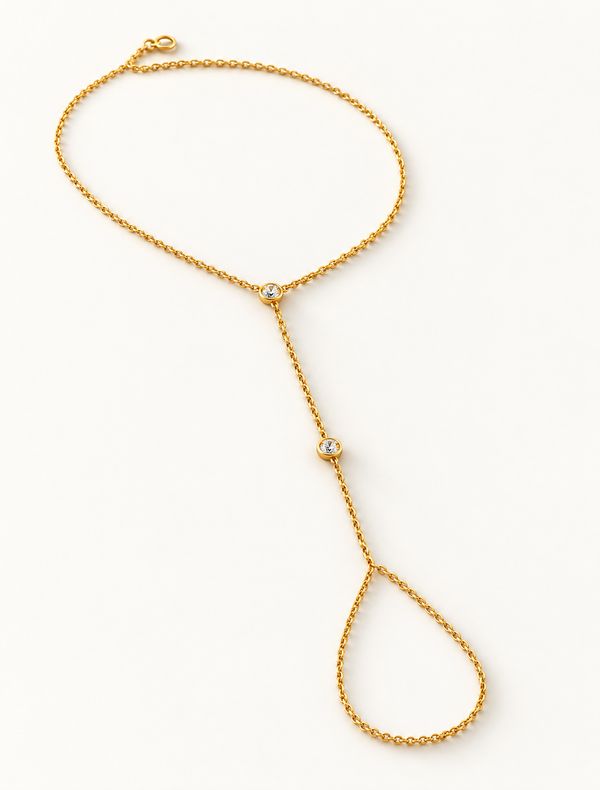 Duet Diamond Anklet