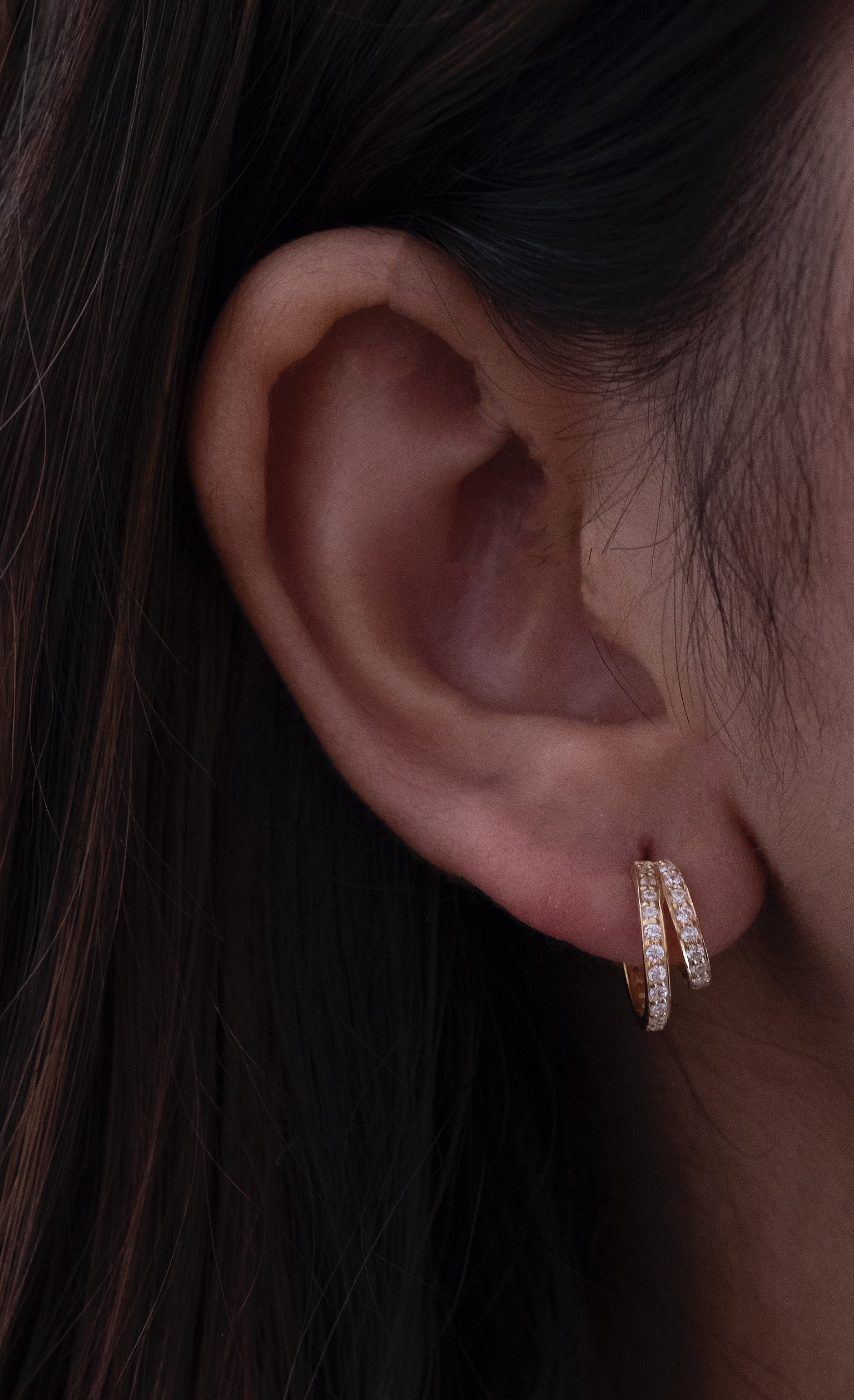 Duet Glam Huggies-Huggie-Anushka Jain Jewellery