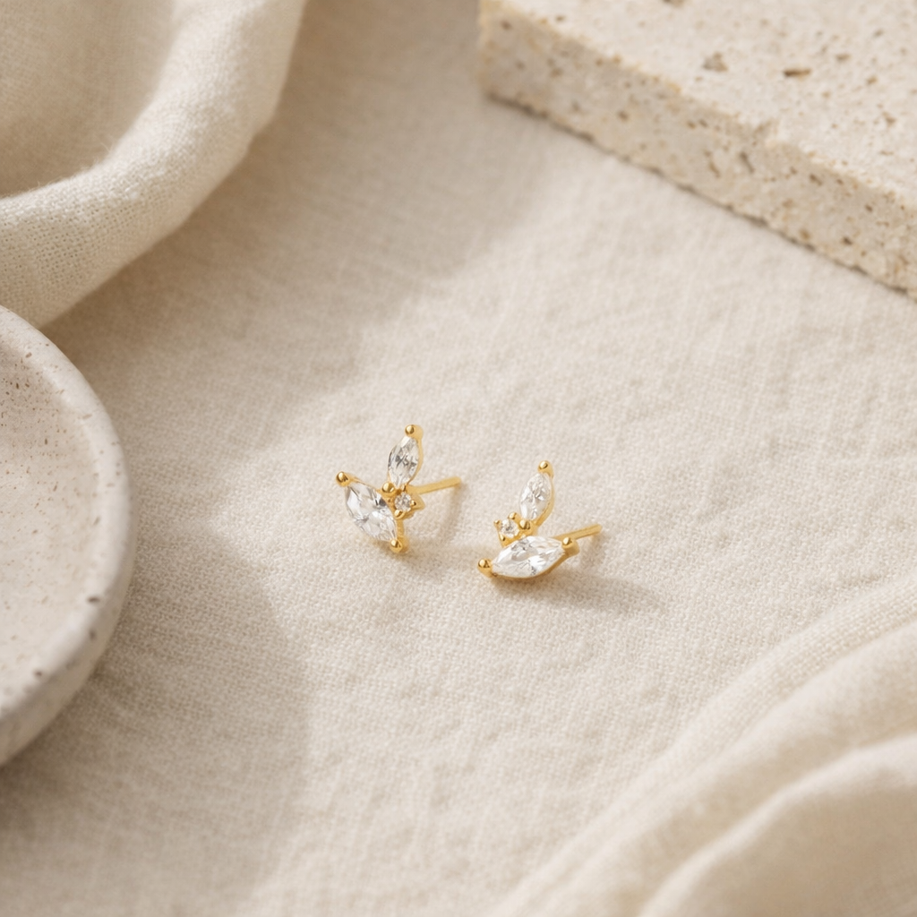 Duo Marquise Studs-Anushka Jain Jewellery