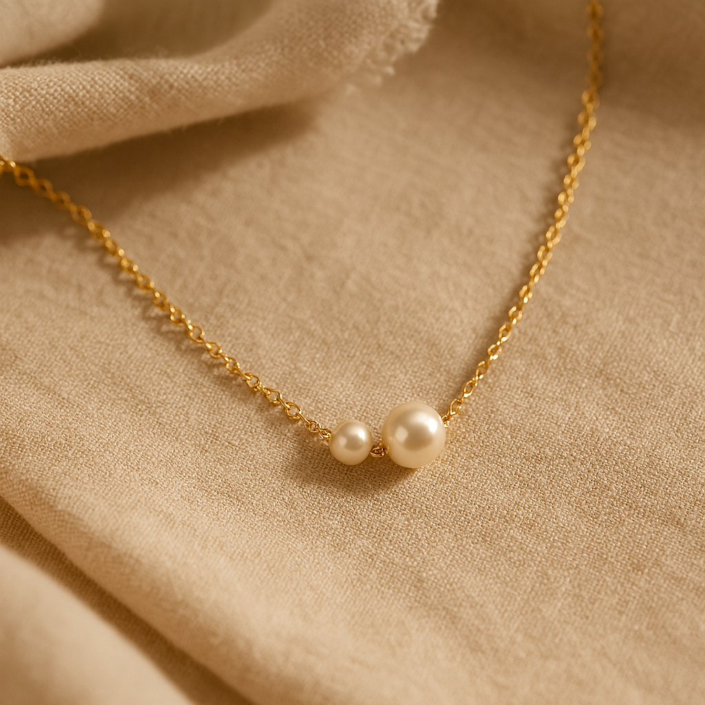 Duo Pearl Necklace-Anushka Jain Jewellery