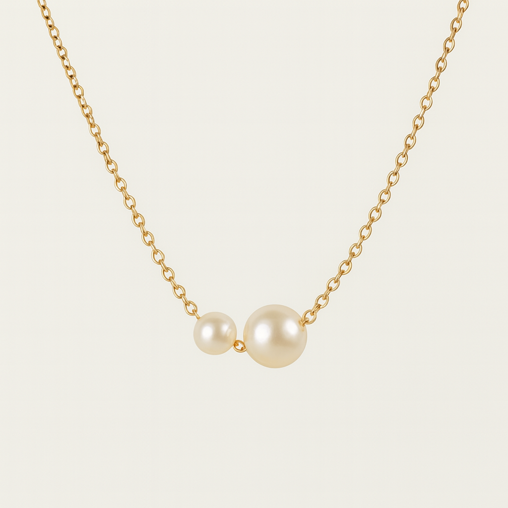 Duo Pearl Necklace-Anushka Jain Jewellery