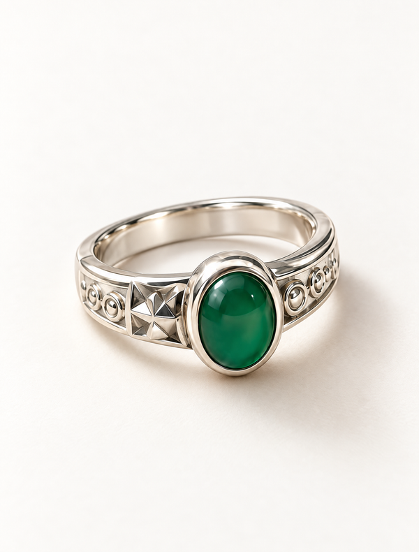 Emerald Heirloom Signet Ring