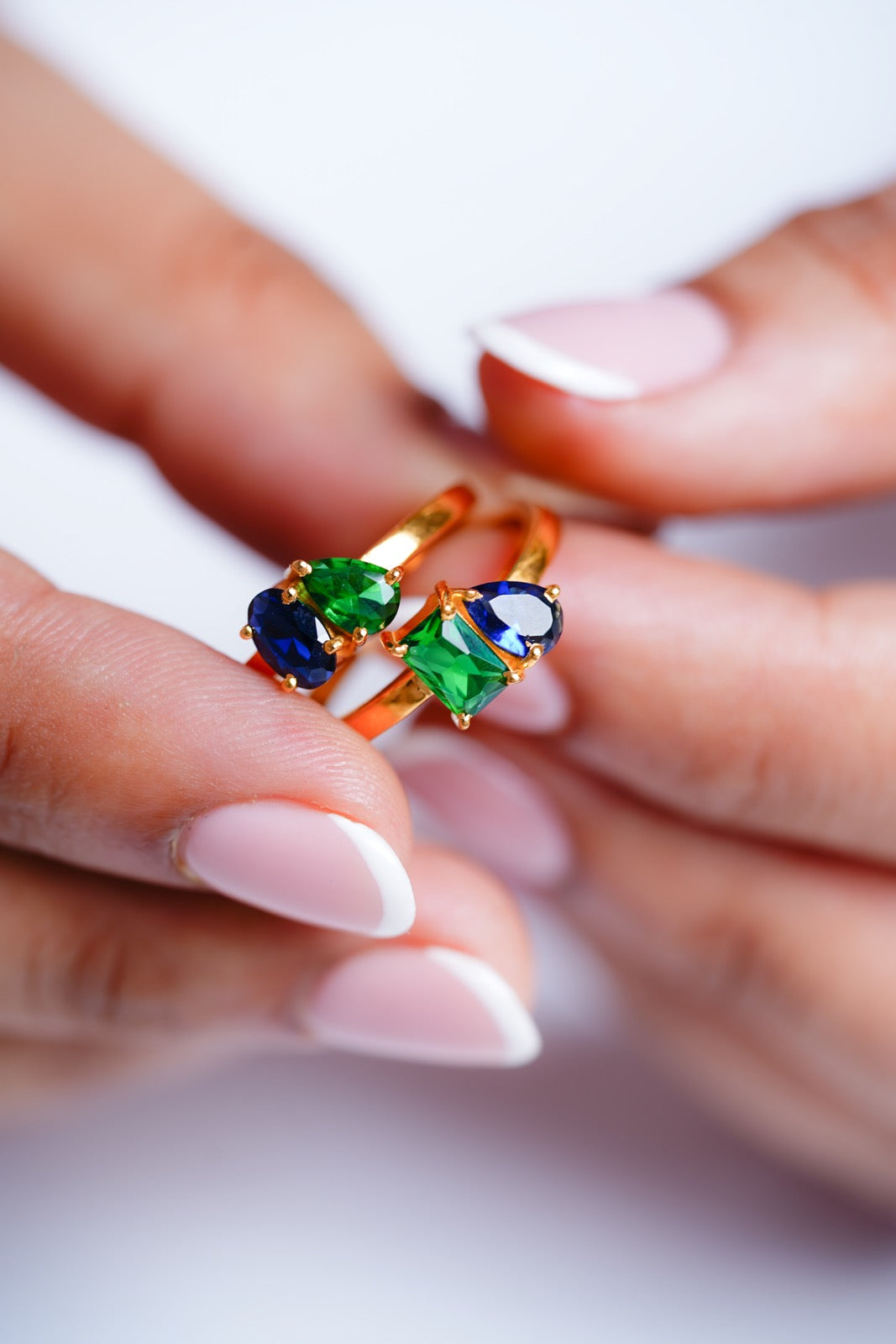 Emerald Sky Ring-Rings-Anushka Jain Jewellery