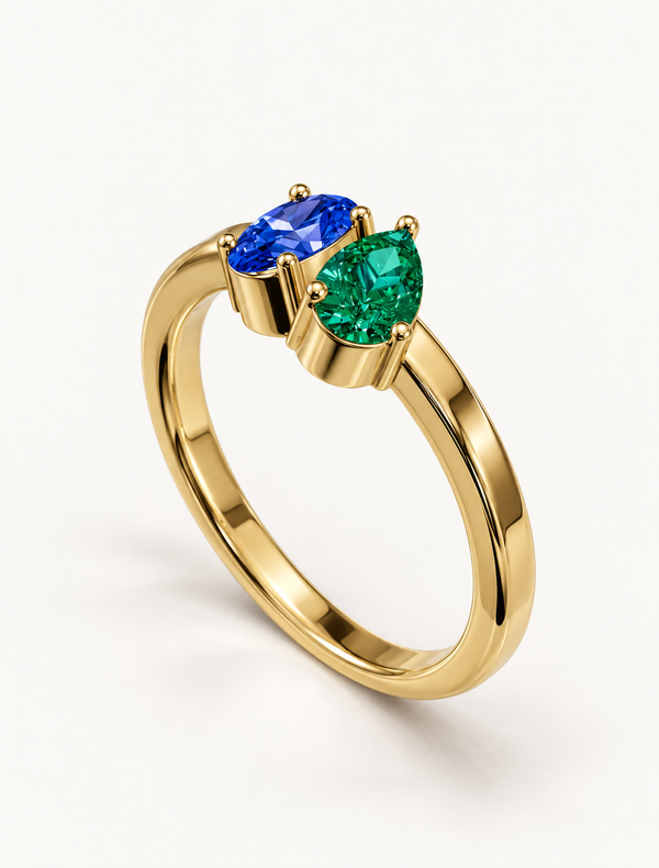 Emerald Sky Ring