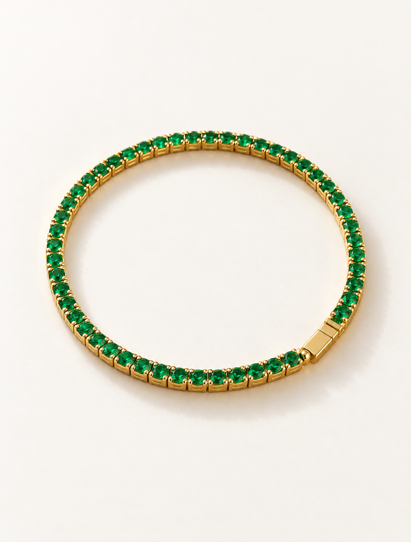 Emerald Tennis Bracelet
