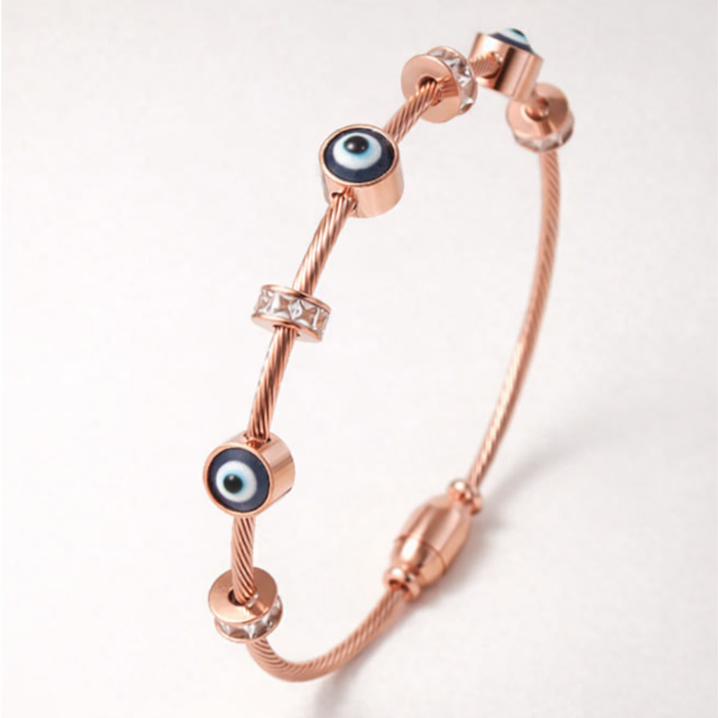 Evil Eye Charm Bracelet-Anushka Jain Jewellery