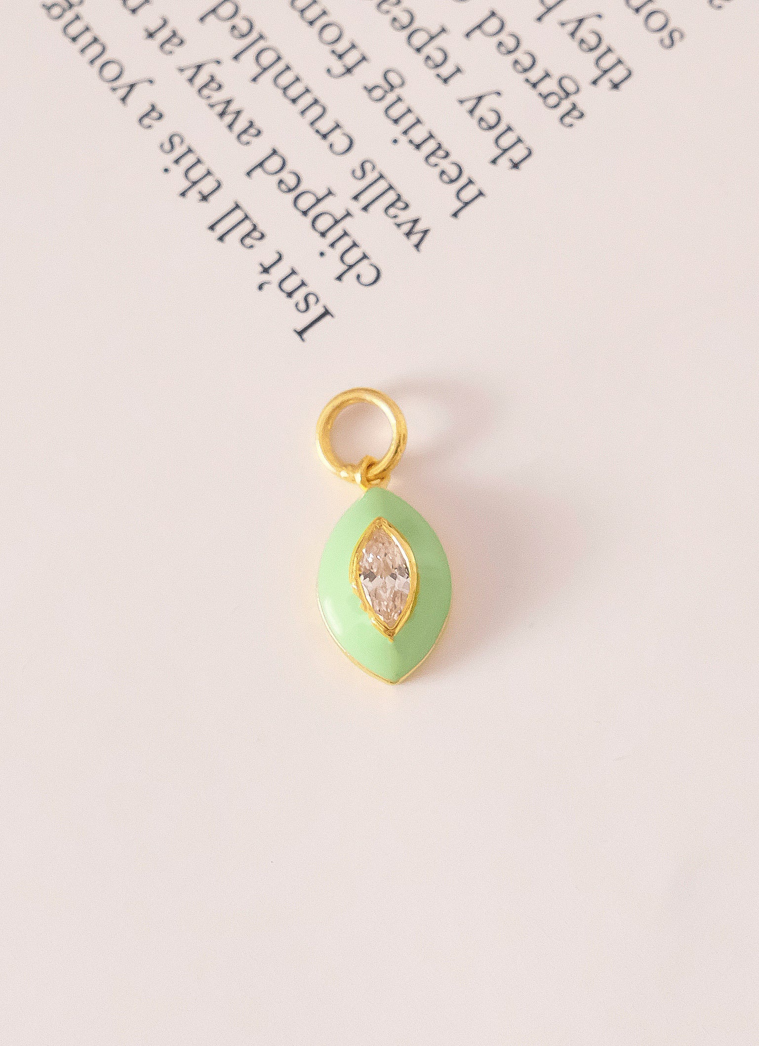 Evil Eye Enamel Charm-Charms-Anushka Jain Jewellery