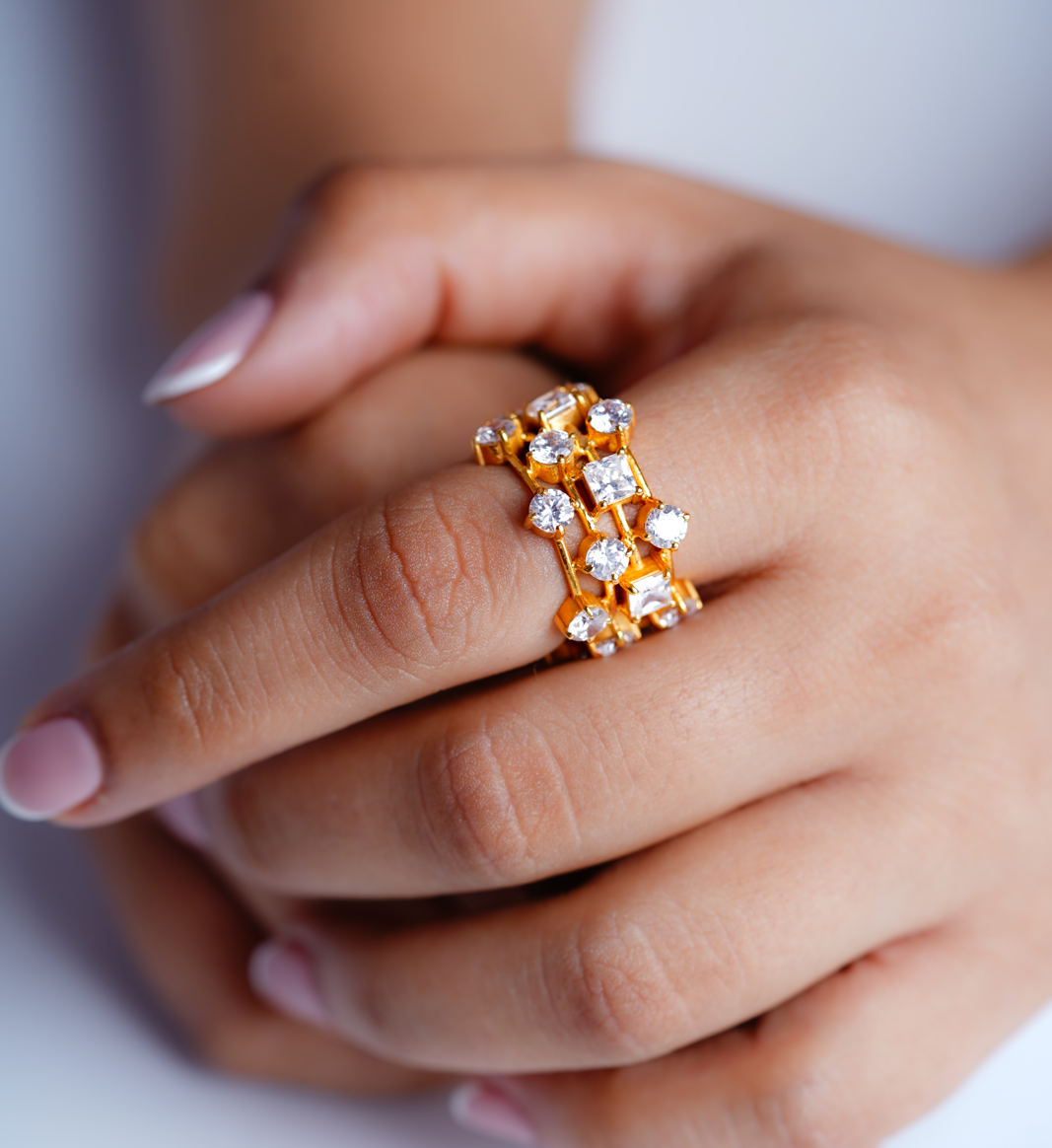 Fancy Diamond Ring-Rings-Anushka Jain Jewellery