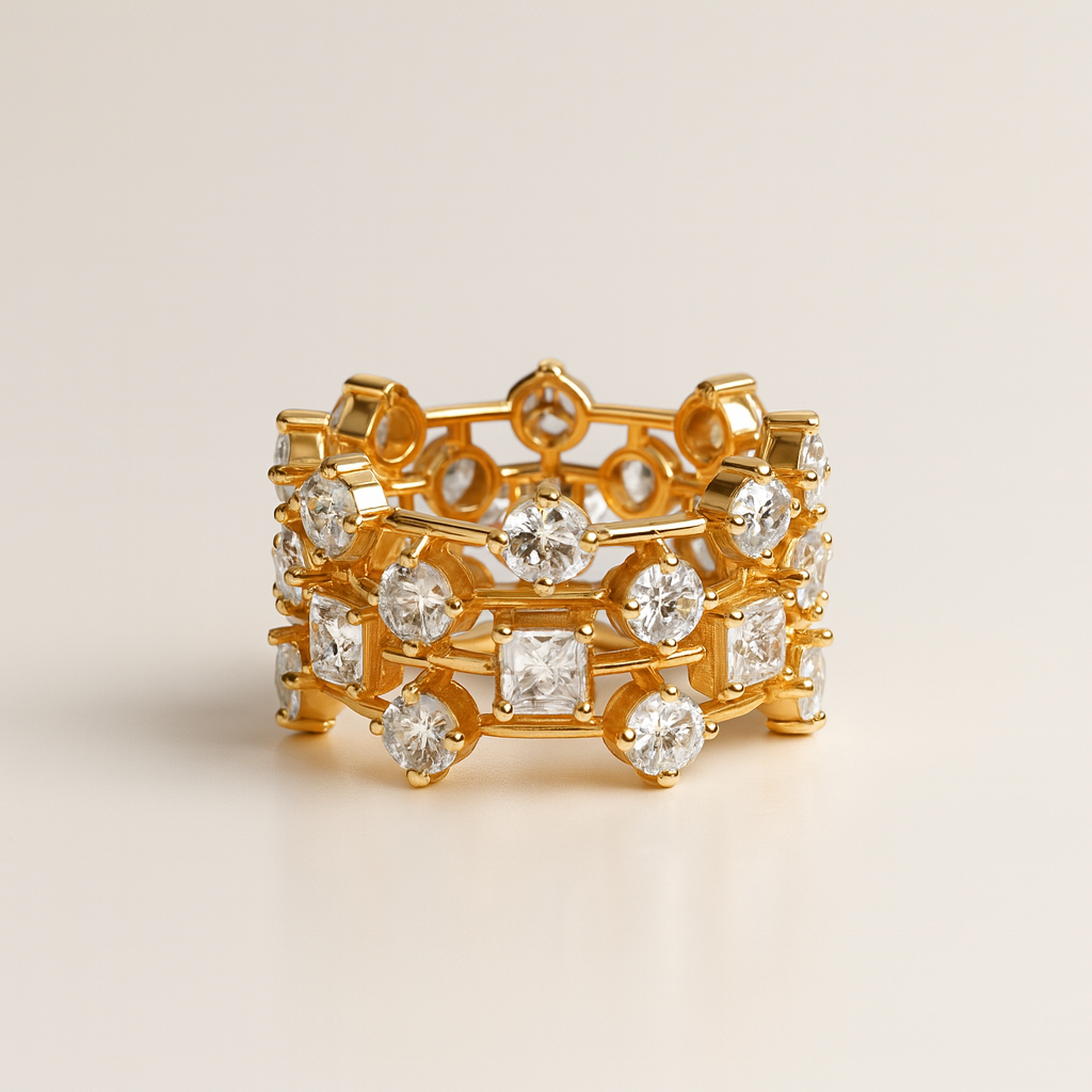 Fancy Diamond Ring-Rings-Anushka Jain Jewellery