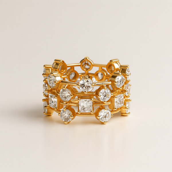 Fancy Diamond Ring-Rings-Anushka Jain Jewellery