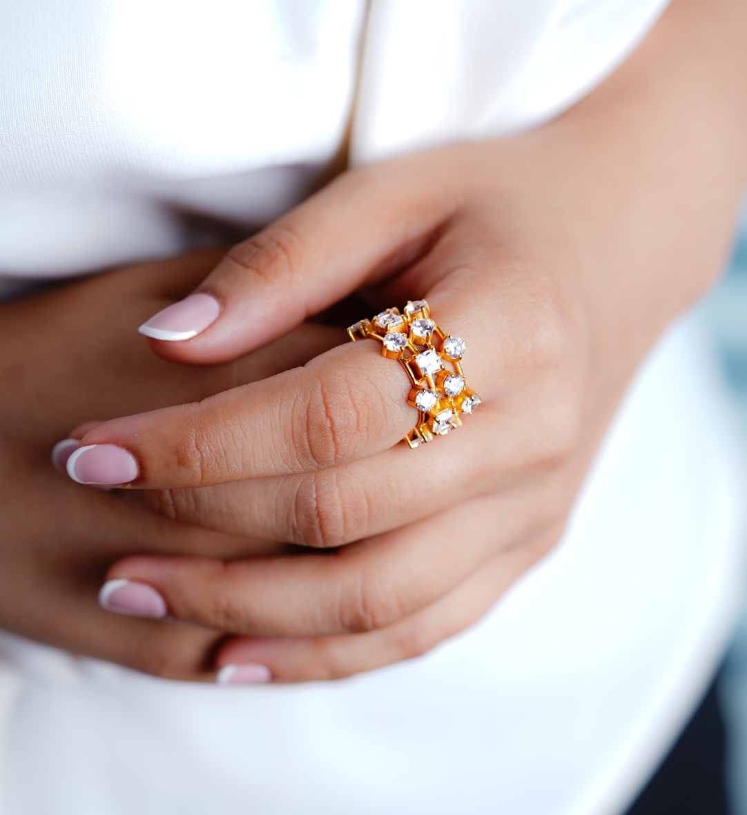 Fancy Diamond Ring-Rings-Anushka Jain Jewellery
