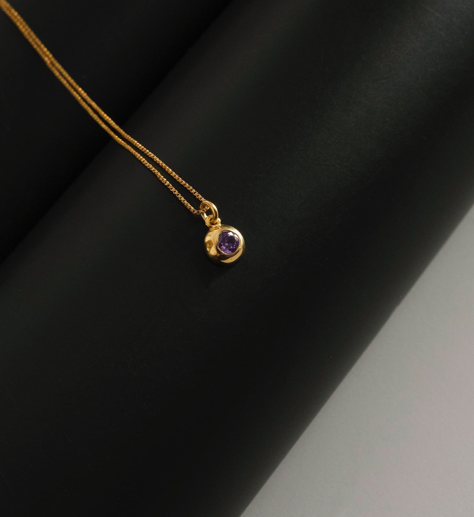 February Birthstone Necklace-Necklaces-Anushka Jain Jewellery