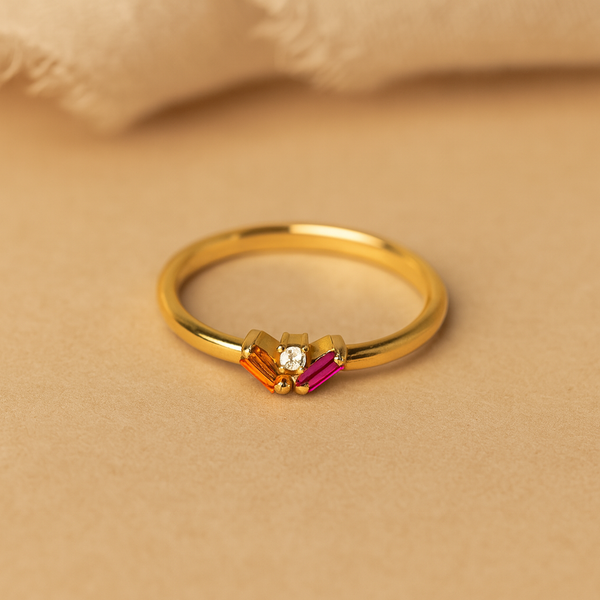 Floral Cascade Ring-Rings-Anushka Jain Jewellery