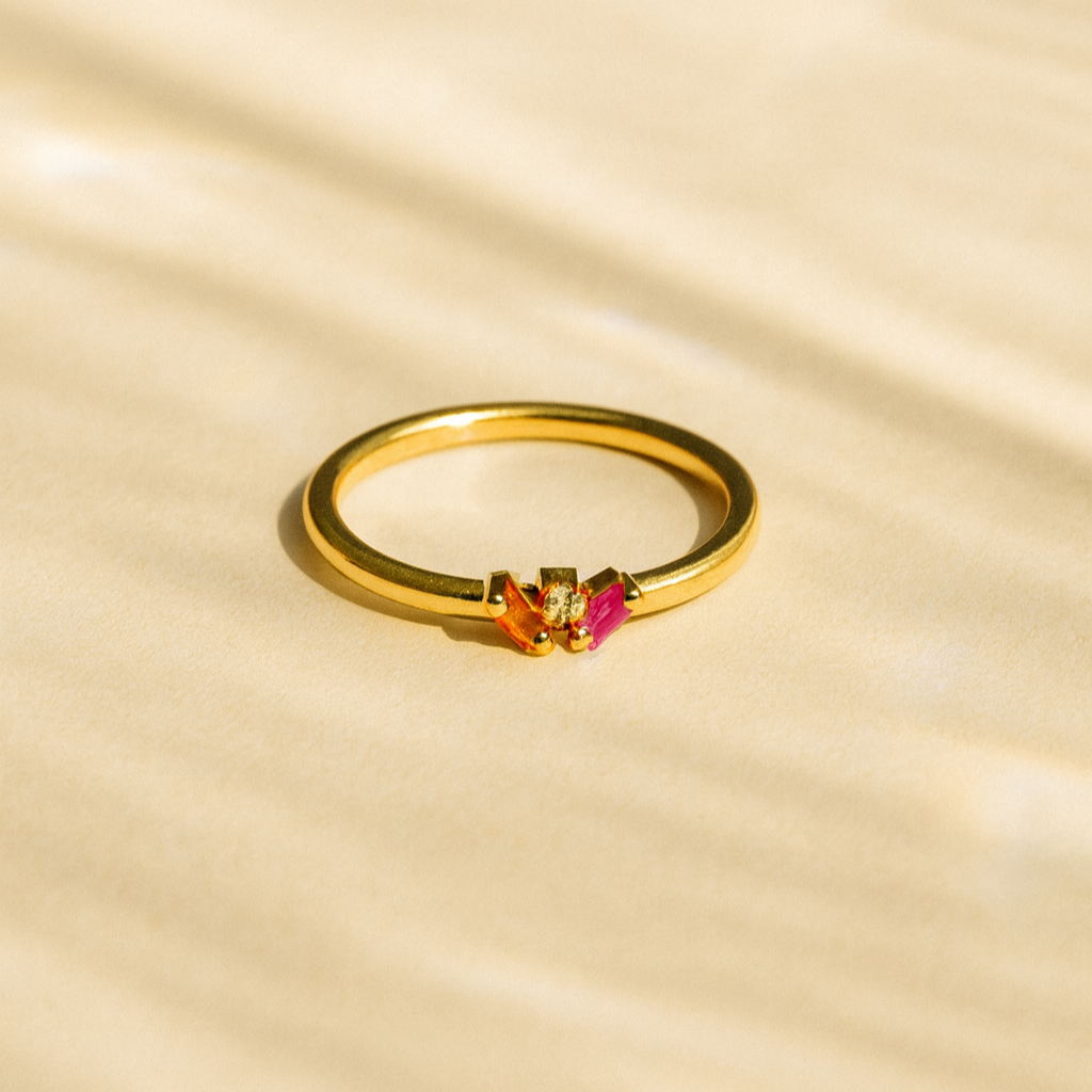 Floral Cascade Ring-Rings-Anushka Jain Jewellery