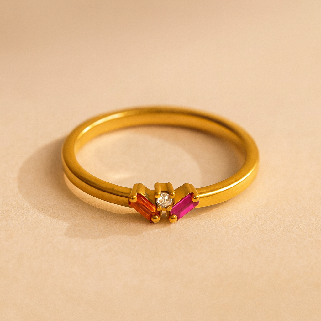 Floral Cascade Ring-Rings-Anushka Jain Jewellery