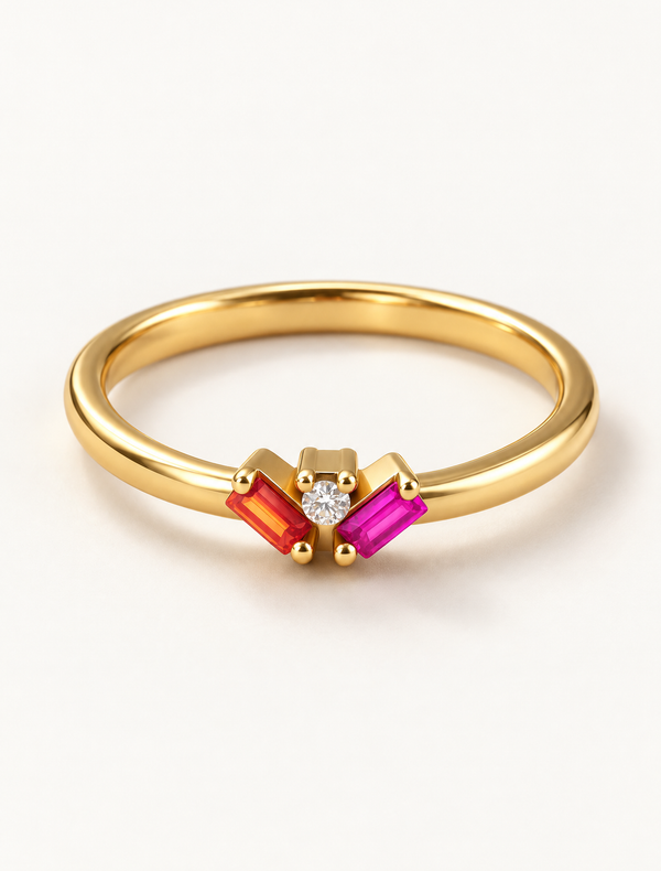 Floral Cascade Ring
