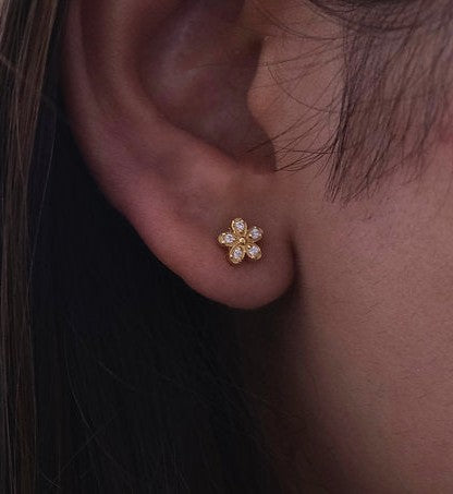 Flower Studs-Studs-Anushka Jain Jewellery