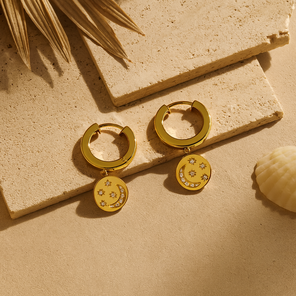 Galaxy Huggies-Huggie-Anushka Jain Jewellery