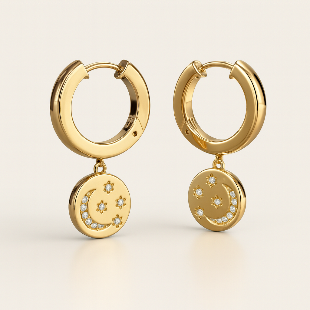 Galaxy Huggies-Huggie-Anushka Jain Jewellery