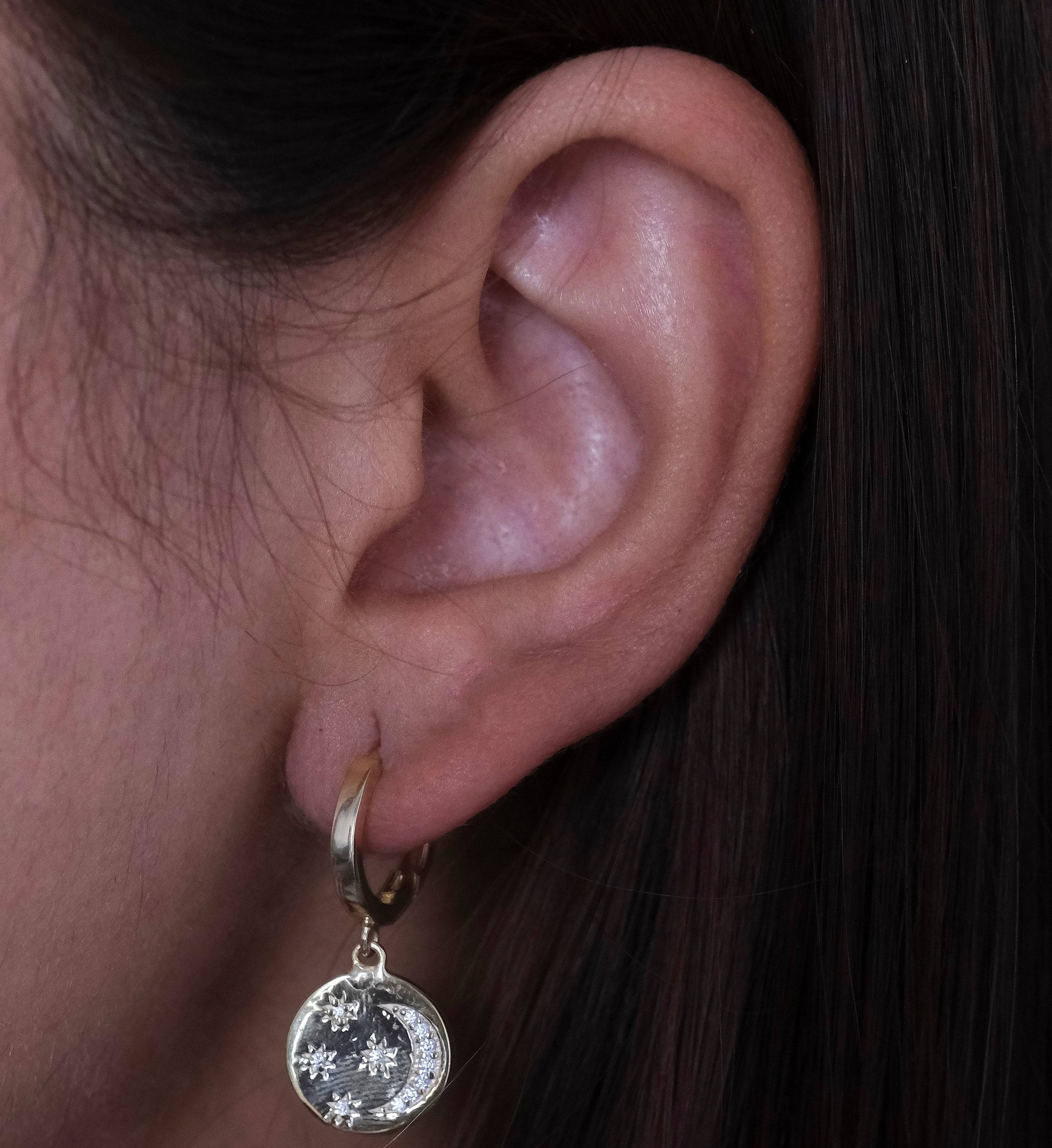 Galaxy Huggies-Huggie-Anushka Jain Jewellery