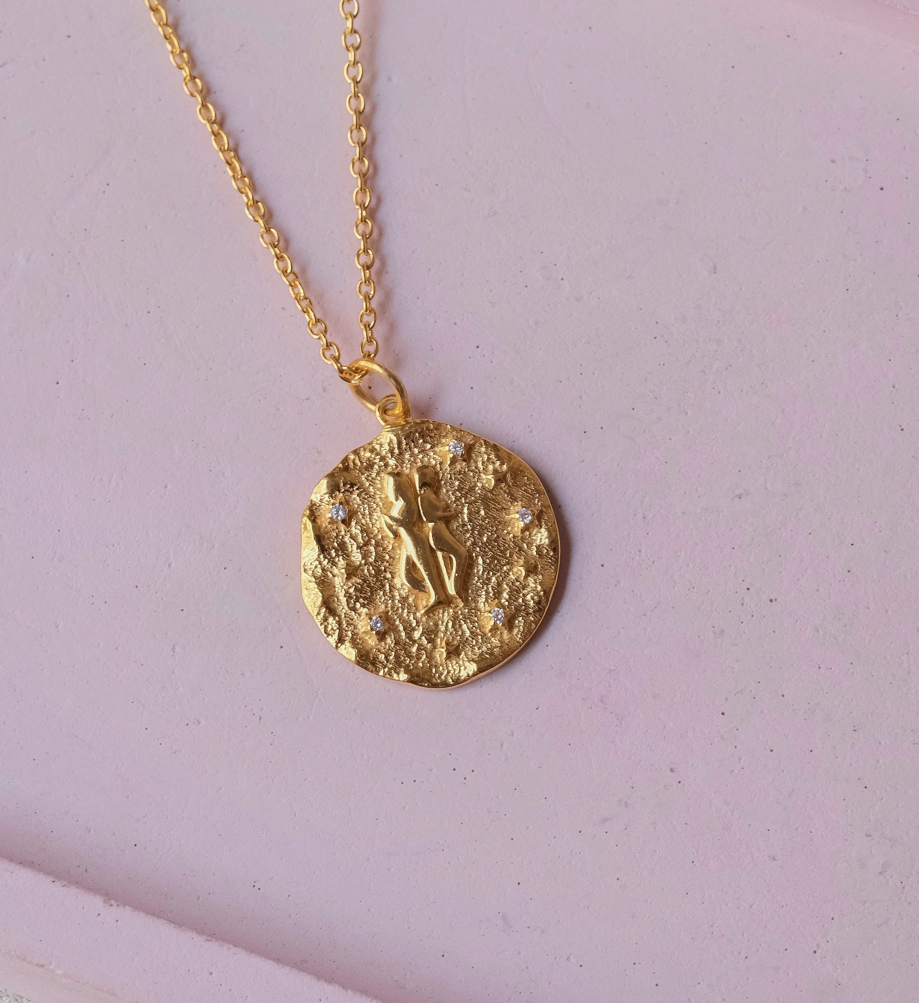 Gemini Zodiac Necklace-Necklaces-Anushka Jain Jewellery