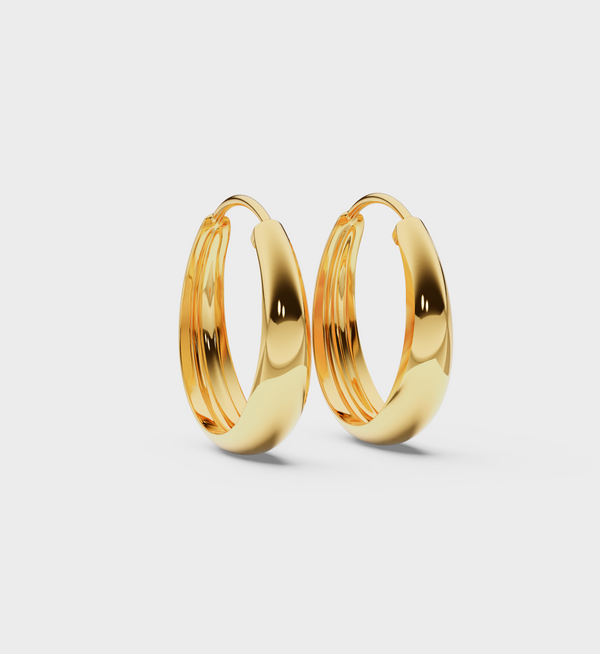 Half Cut Hoops-Hoops-Anushka Jain Jewellery