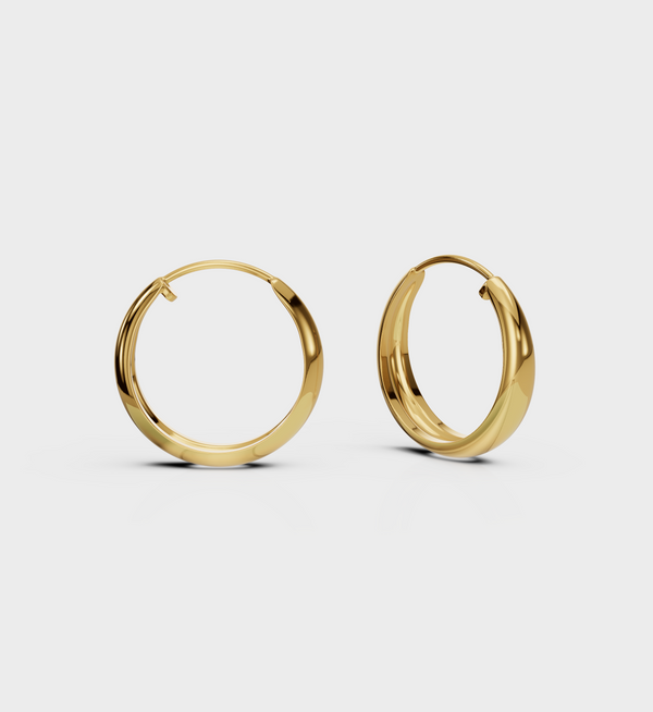 Half Cut Hoops-Hoops-Anushka Jain Jewellery