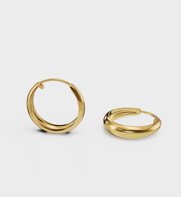 Half Cut Hoops-Hoops-Anushka Jain Jewellery