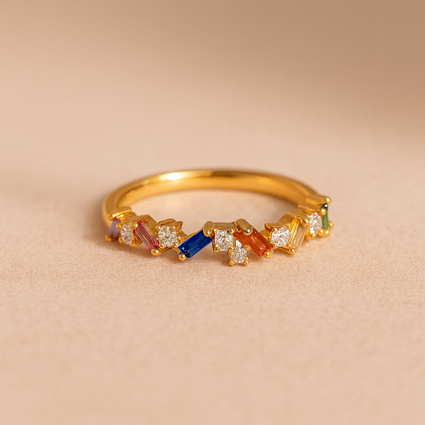 Haven Cascade Ring-Rings-Anushka Jain Jewellery